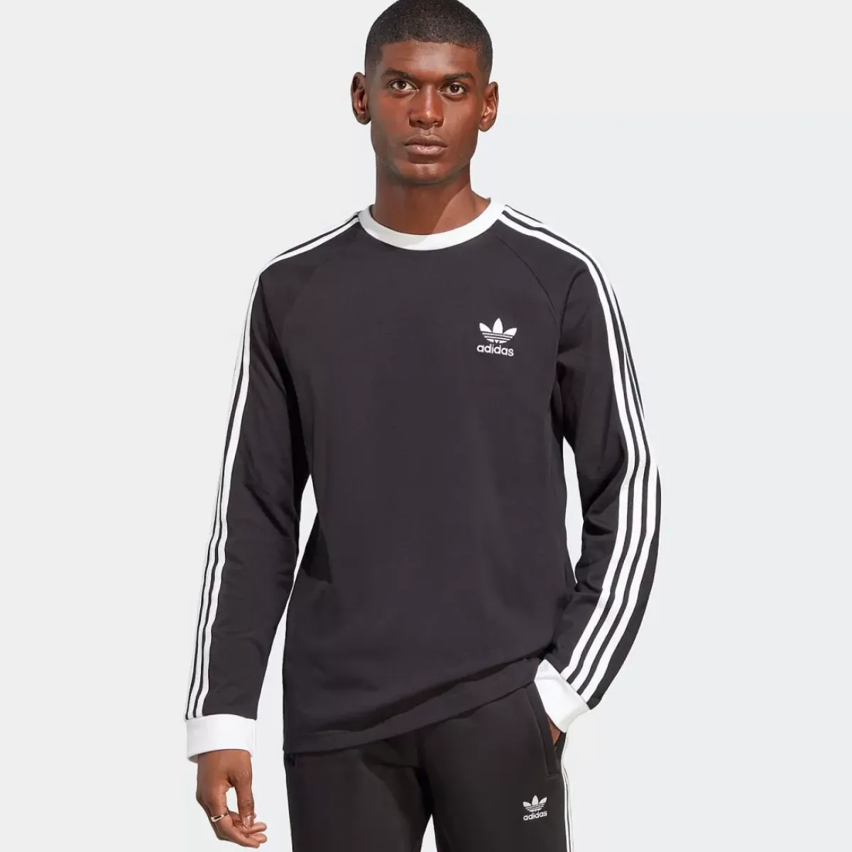 Adidas Originals Tees & Singlets<Adicolor Classics 3-Stripes Long-Sleeve Tee