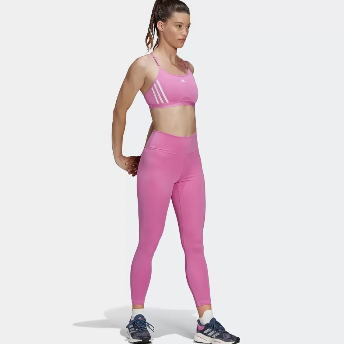Adidas Sports Bras<Aeroreact Training Light-Support 3-Stripes Bra