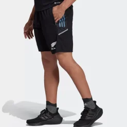 Adidas Shorts<All Blacks Rugby Gym Shorts