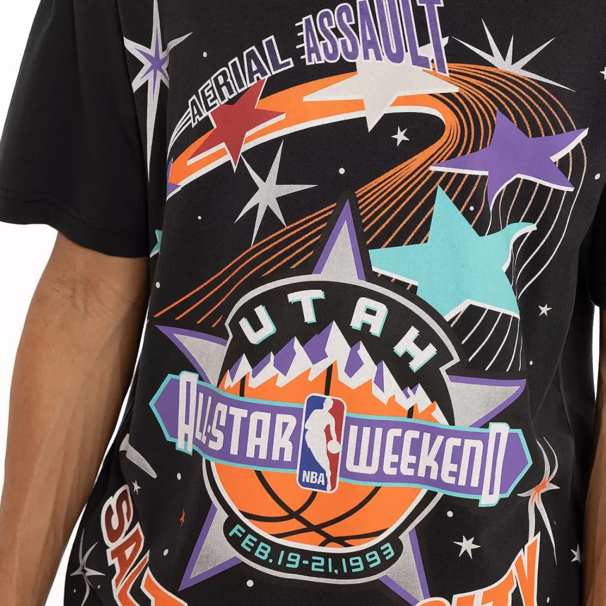 MITCHELL AND NESS Tees & Singlets<All Star Burst Tee Unisex