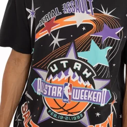 MITCHELL AND NESS Tees & Tanks<All Star Burst Tee Unisex