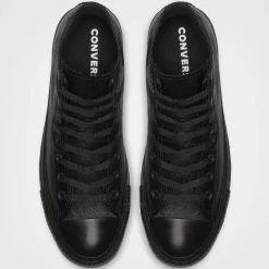 Converse Sneakers<All Star Leather High Black Mono Unisex
