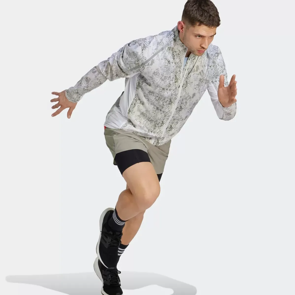 Adidas Jackets & Vests<Allover Print Marathon Jacket