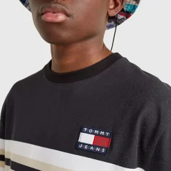 TOMMY HILFIGER Tees & Singlets<Badge Stripe Organic Cotton T-Shirt