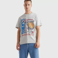 TOMMY HILFIGER Tees & Singlets<Basketball-Inspired Vintage Relaxed T-Shirt
