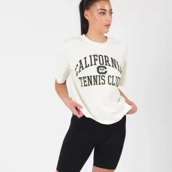 NCAA Tees & Tanks<Berkeley Tennis Club Short Sleeve Crop Tee Womens