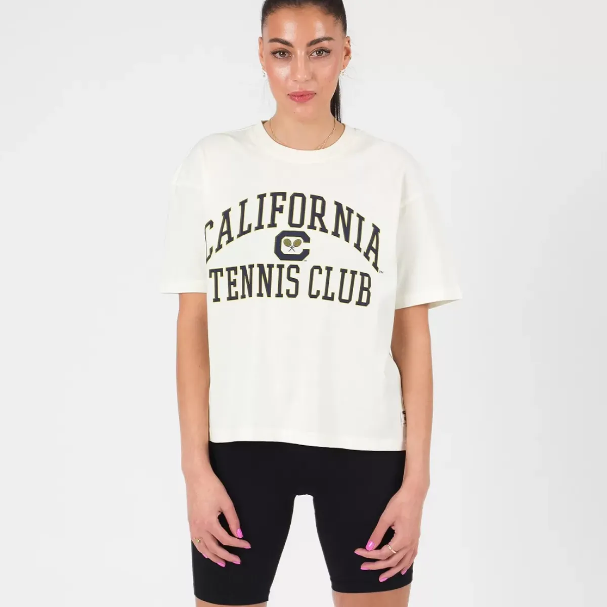NCAA Tees & Tanks<Berkeley Tennis Club Short Sleeve Crop Tee Womens