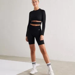 Aim Tights<Black Limitless Seamless Biker Shorts