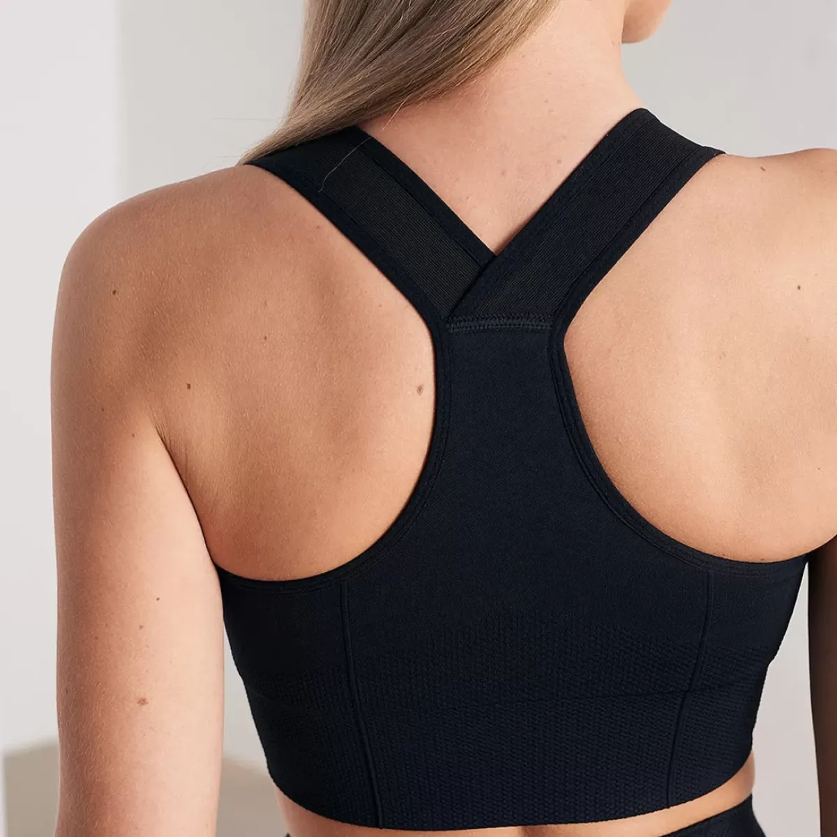 Aim Sports Bras<Black Luxe Seamless High Support Bra