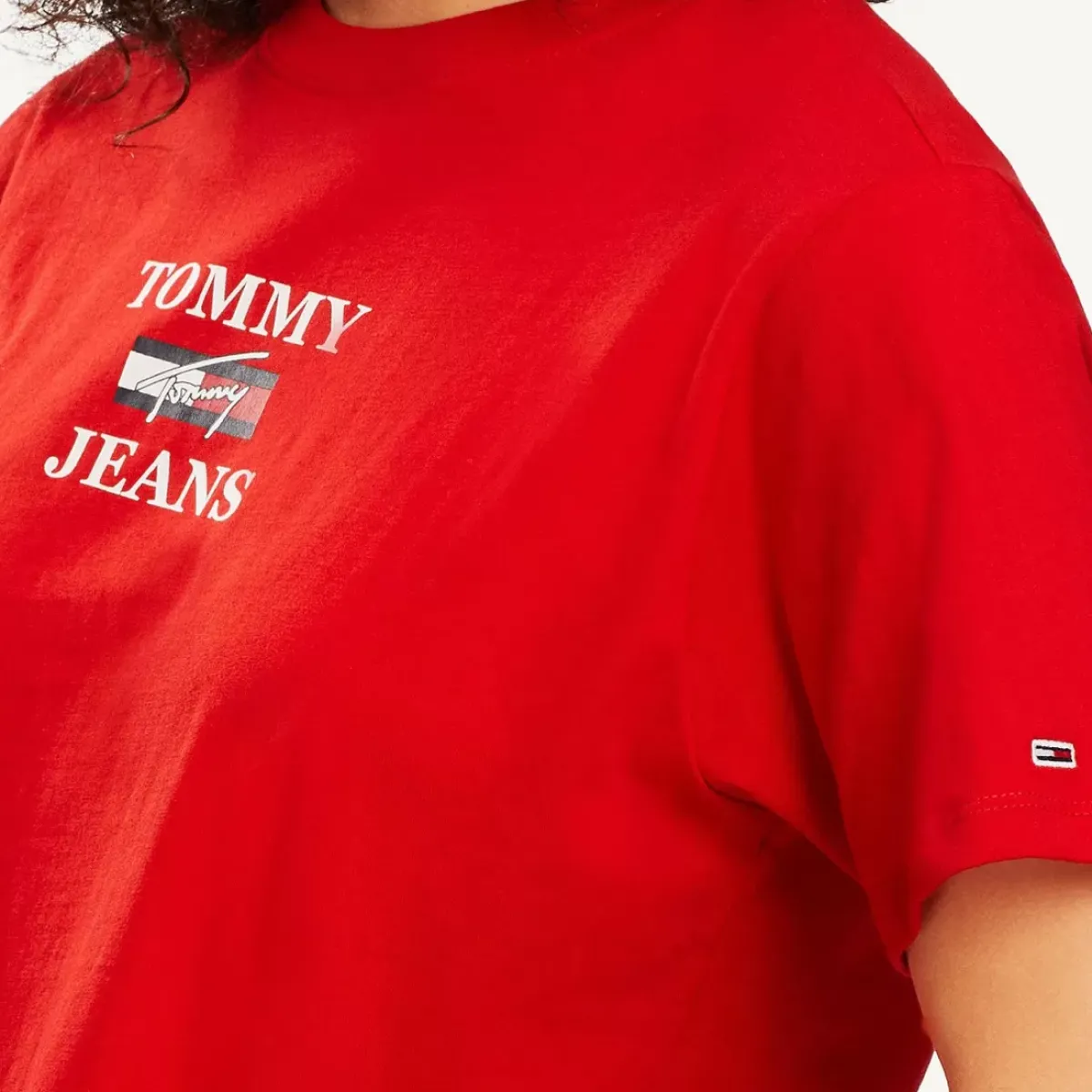 TOMMY HILFIGER Tees & Tanks<Boxy Crop Essential Logo Tee