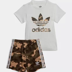 Adidas Originals Shorts<Camo Tee And Shorts Set