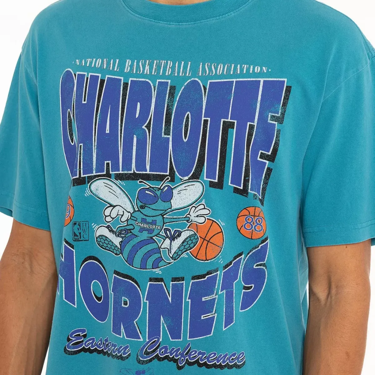 MITCHELL AND NESS Tees & Tanks<Charlotte Hornets Champions Tee Unisex
