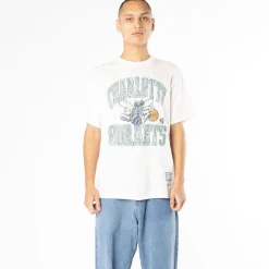 MITCHELL AND NESS Tees & Singlets<Charlotte Hornets Vintage Ivy Arch Tee Unisex