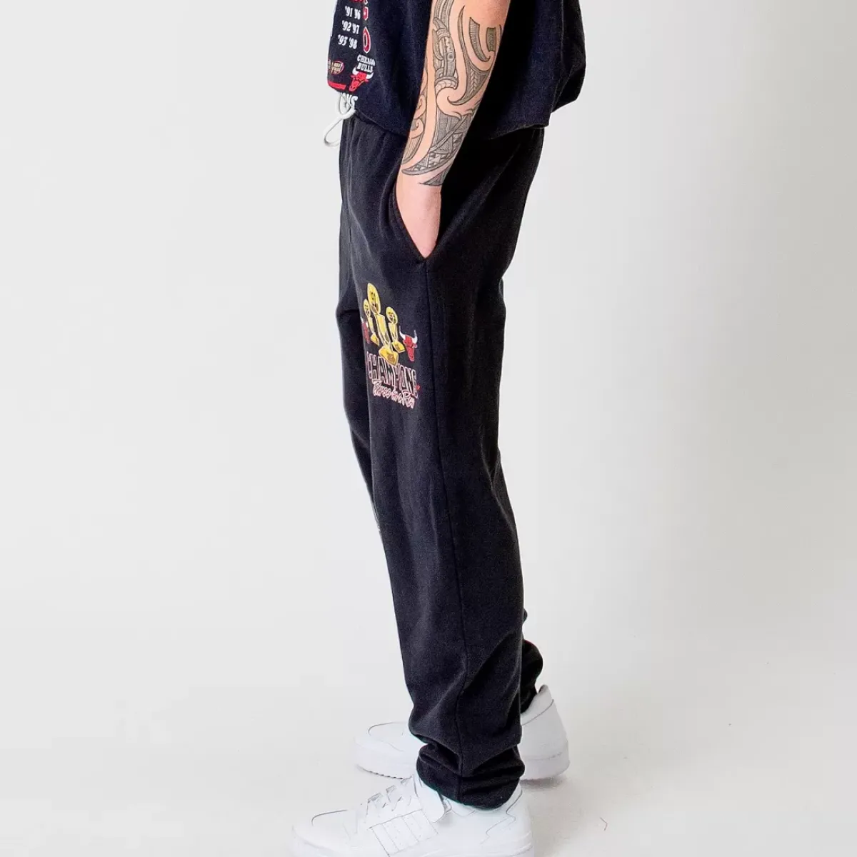 MITCHELL AND NESS Pants & Sweats<Chicago Bulls Champs Trophy Tracks Unisex