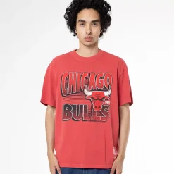 MITCHELL AND NESS Tees & Tanks<Chicago Bulls Incline Stack Tee Unisex