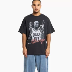 MITCHELL AND NESS Tees & Singlets<Chicago Bulls Player Photo Tee