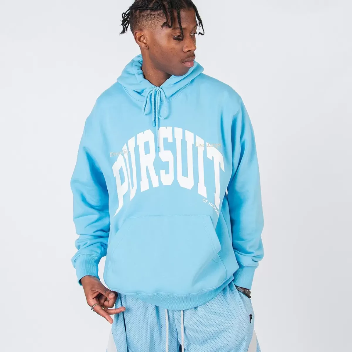 Pursuit of Happiness Hoodies & Crews<Classic Heavyweight Pullover In Skylight/Sand