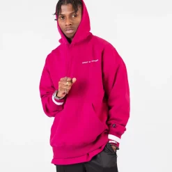 Pursuit of Happiness Tees & Singlets<Classic Heavyweight Pullover In Boysenberry/White