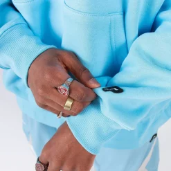 Pursuit of Happiness Hoodies & Crews<Classic Heavyweight Pullover In Skylight/White