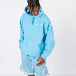 Pursuit of Happiness Hoodies & Crews<Classic Heavyweight Pullover In Skylight/White