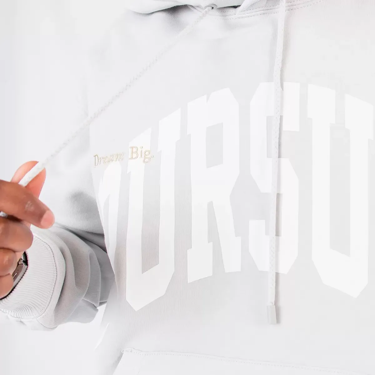 Pursuit of Happiness Hoodies & Crews<Classic Heavyweight Pullover In Concrete/White/Sand