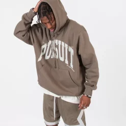Pursuit of Happiness Hoodies & Crews<Classic Heavyweight Pullover In Otter/Concrete/Sand