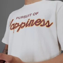 Pursuit of Happiness Tees & Singlets<Classic Track Happiness Tee Natural