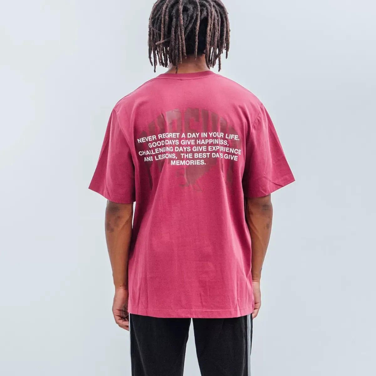 Pursuit of Happiness Tees & Singlets<Classic Track Lessons Tee In Boysenberry/White