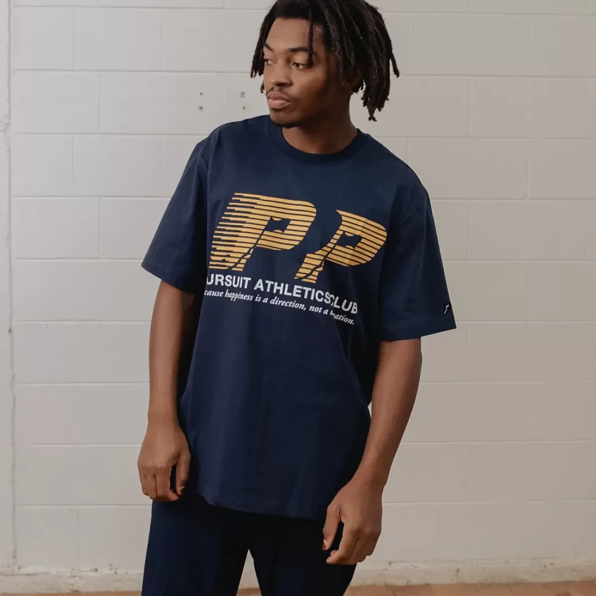 Pursuit of Happiness Tees & Singlets<Classic Track Tee Deep Sea