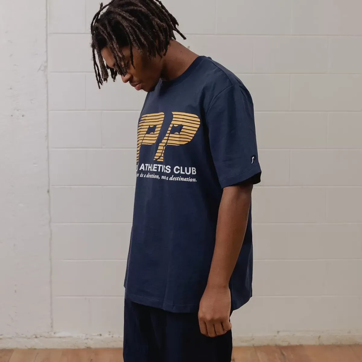 Pursuit of Happiness Tees & Singlets<Classic Track Tee Deep Sea