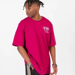 Pursuit of Happiness Tees & Singlets<Classic Track Tee Flag In Boysenberry/White