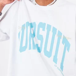 Pursuit of Happiness Tees & Singlets<Classic Track Tee Move Print In White/Skylight/Sand