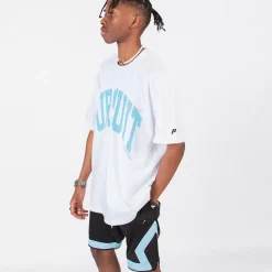 Pursuit of Happiness Tees & Singlets<Classic Track Tee Move Print In White/Skylight/Sand