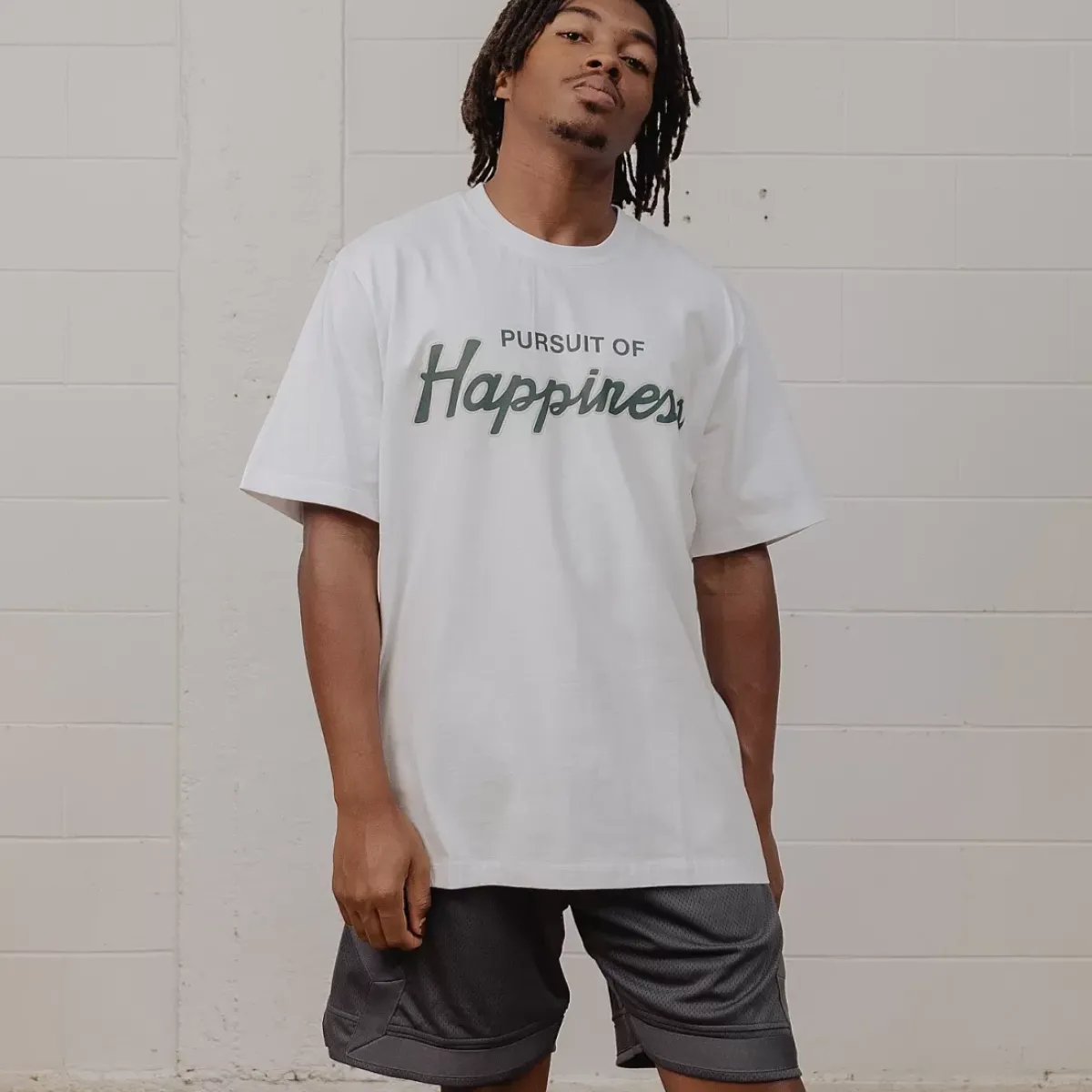 Pursuit of Happiness Tees & Singlets<Classic Track Tee White Oceania