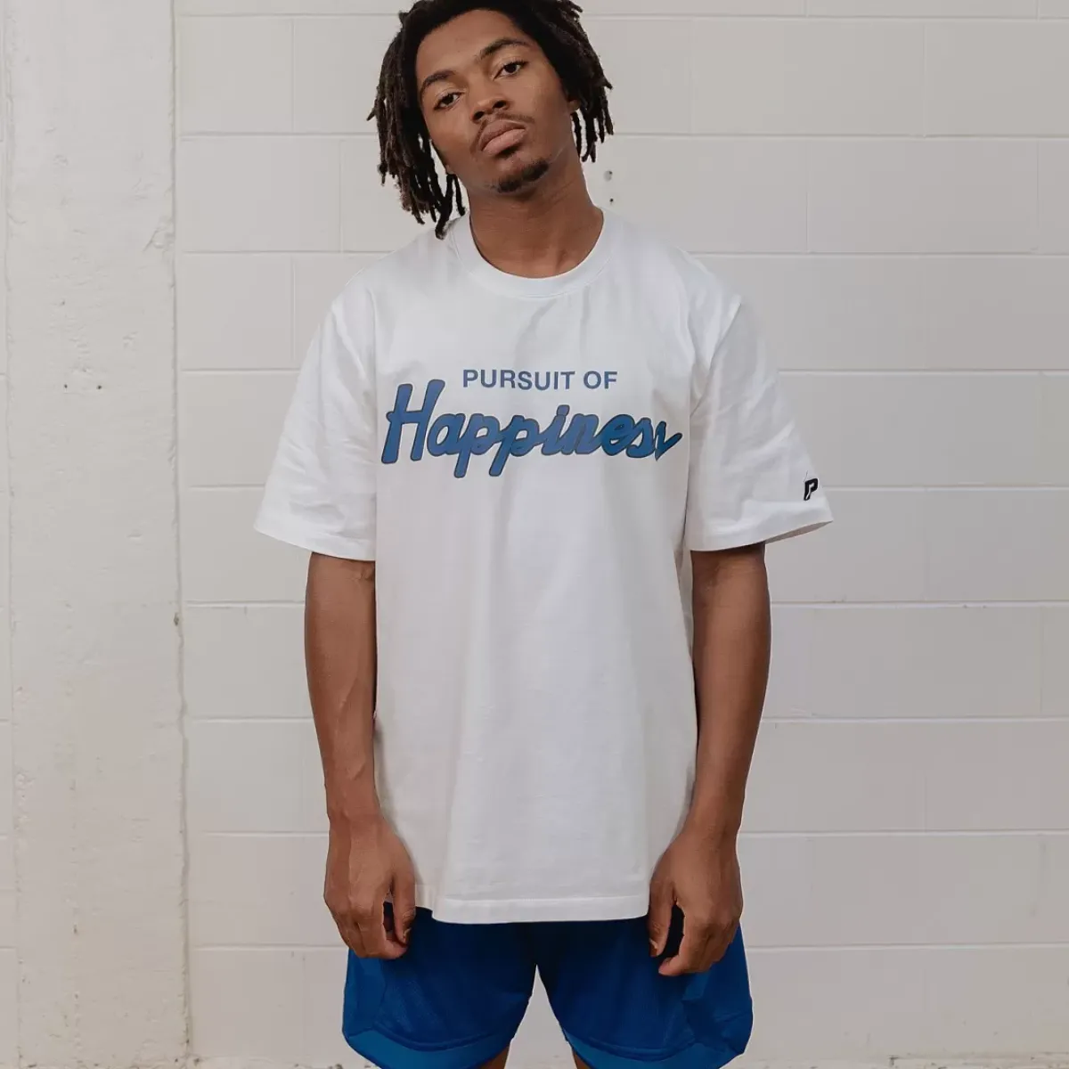 Pursuit of Happiness Tees & Singlets<Classic Track Tee White Sky