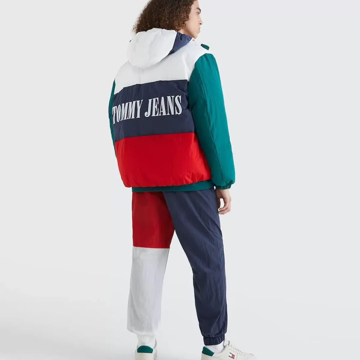 TOMMY HILFIGER Jackets & Vests<Colour-Blocked Oversized Hooded Jacket