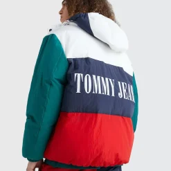 TOMMY HILFIGER Jackets & Vests<Colour-Blocked Oversized Hooded Jacket