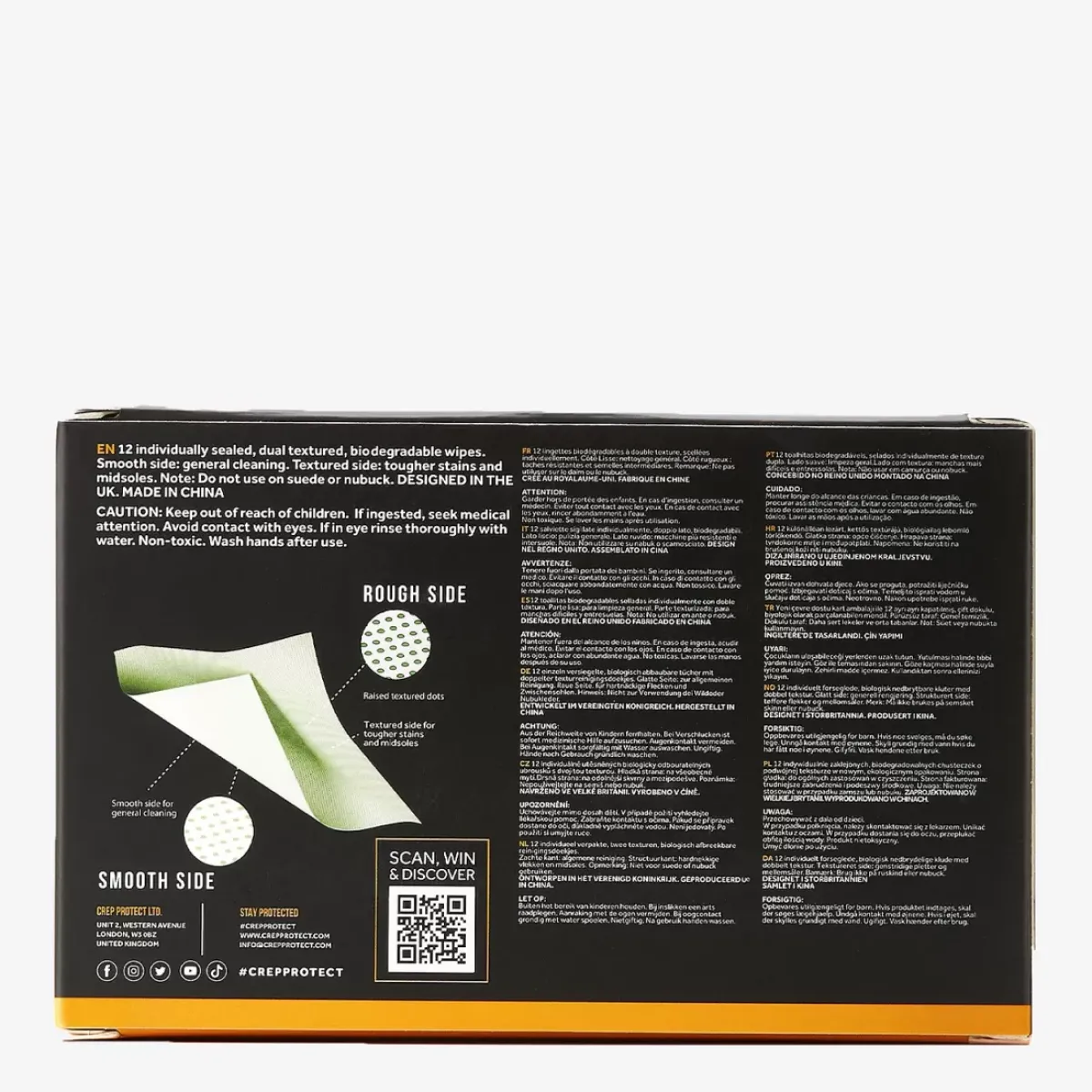 CREP Shoe Care<Wipes Biodegradable
