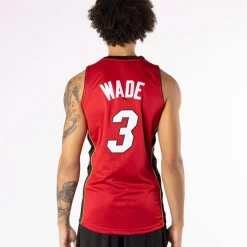 MITCHELL AND NESS Tees & Singlets<Dwayne Wade Miami Heat 05-06 Road Authentic Jersey
