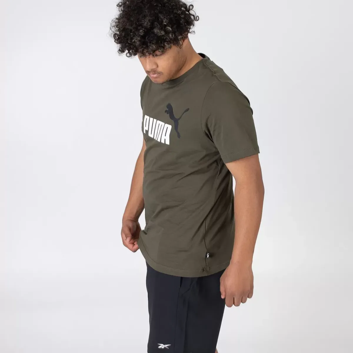 Puma Tees & Singlets<Essentials+ 2 Colour Logo Tee