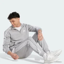 Adidas Sportswear Pants & Sweats<Essentials Fleece 3-Stripes Tapered Cuff Joggers