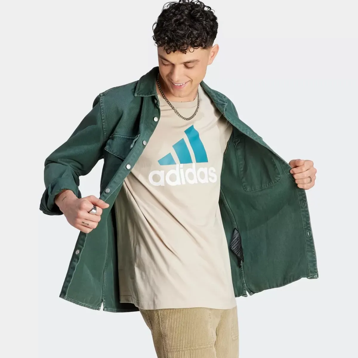 Adidas Sportswear Tees & Singlets<Essentials Single Jersey Big Logo Tee