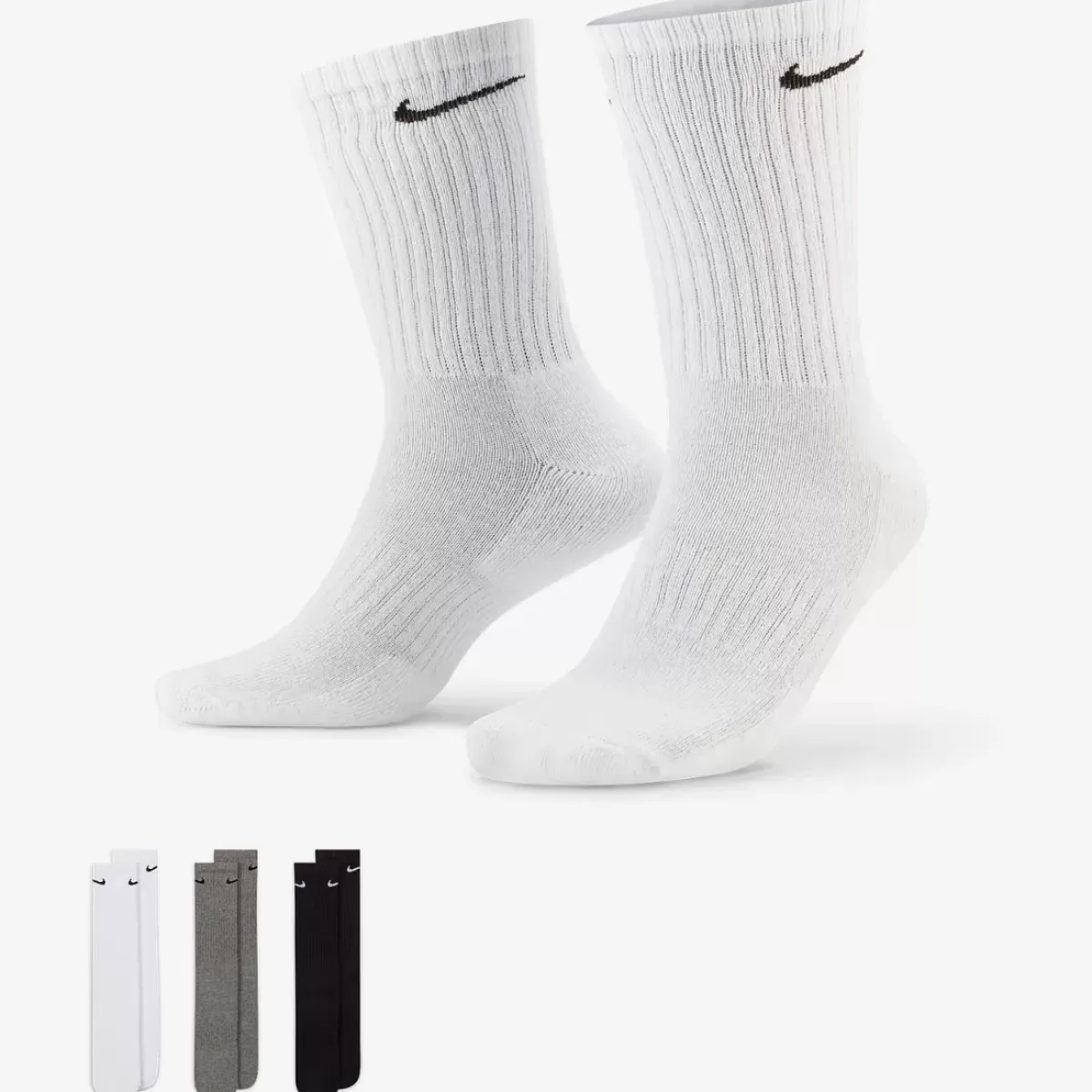 Nike Socks & Underwear<Everyday Cushioned Training Crew Socks 3-Pack