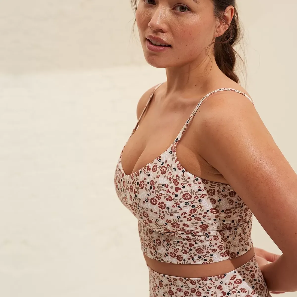 Aim Sports Bras<Fleur Rouge V-Strap Bra
