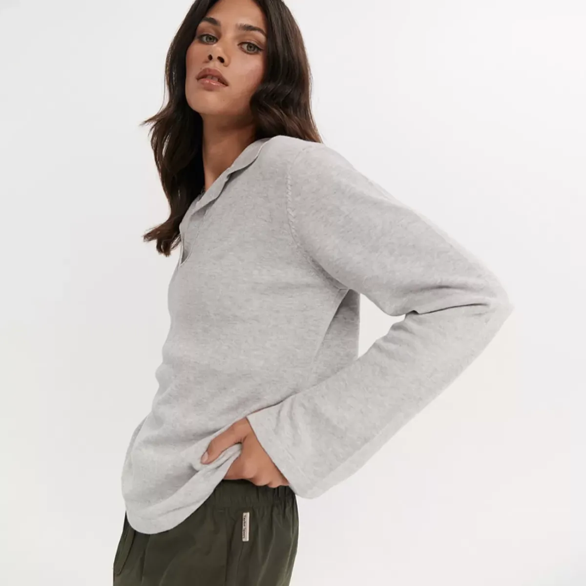 Taylor Sport Tees & Tanks<Florence Top In Grey Marle