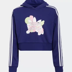 Adidas Originals Hoodies & Crews<Flower Print Crop Hoodie Youth
