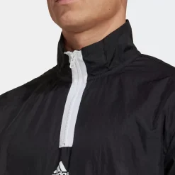Adidas Hoodies & Crews<Future Icons 3-Stripes Woven 1/4 Zip Sweater