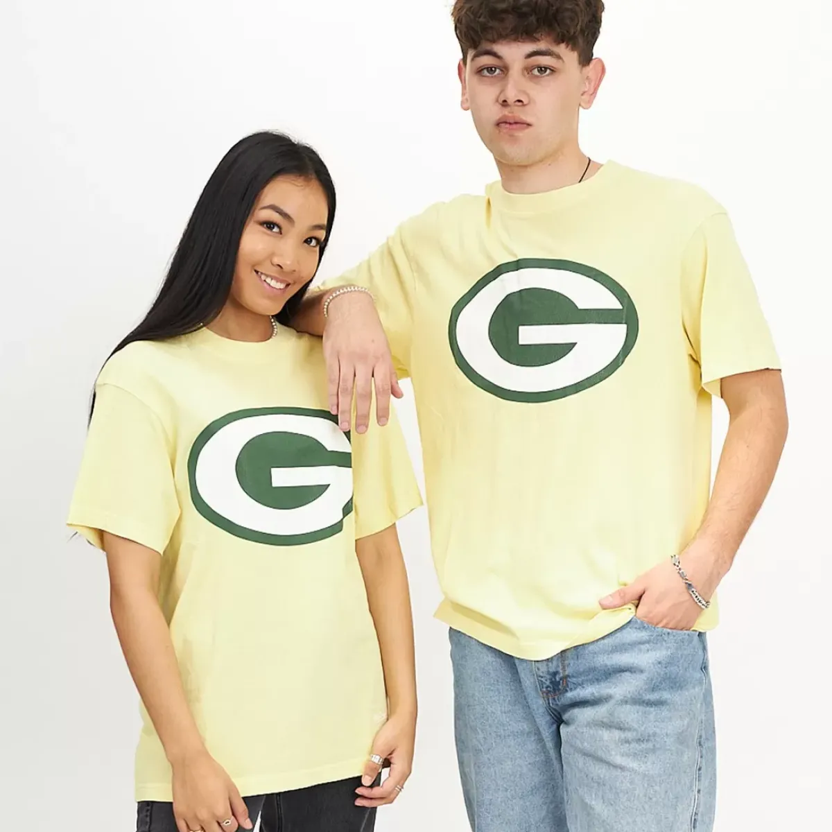 MITCHELL AND NESS Tees & Tanks<Green Bay Packers Vintage Classic Big Logo Tee Unisex