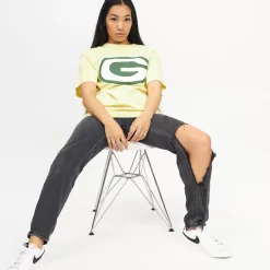 MITCHELL AND NESS Tees & Tanks<Green Bay Packers Vintage Classic Big Logo Tee Unisex