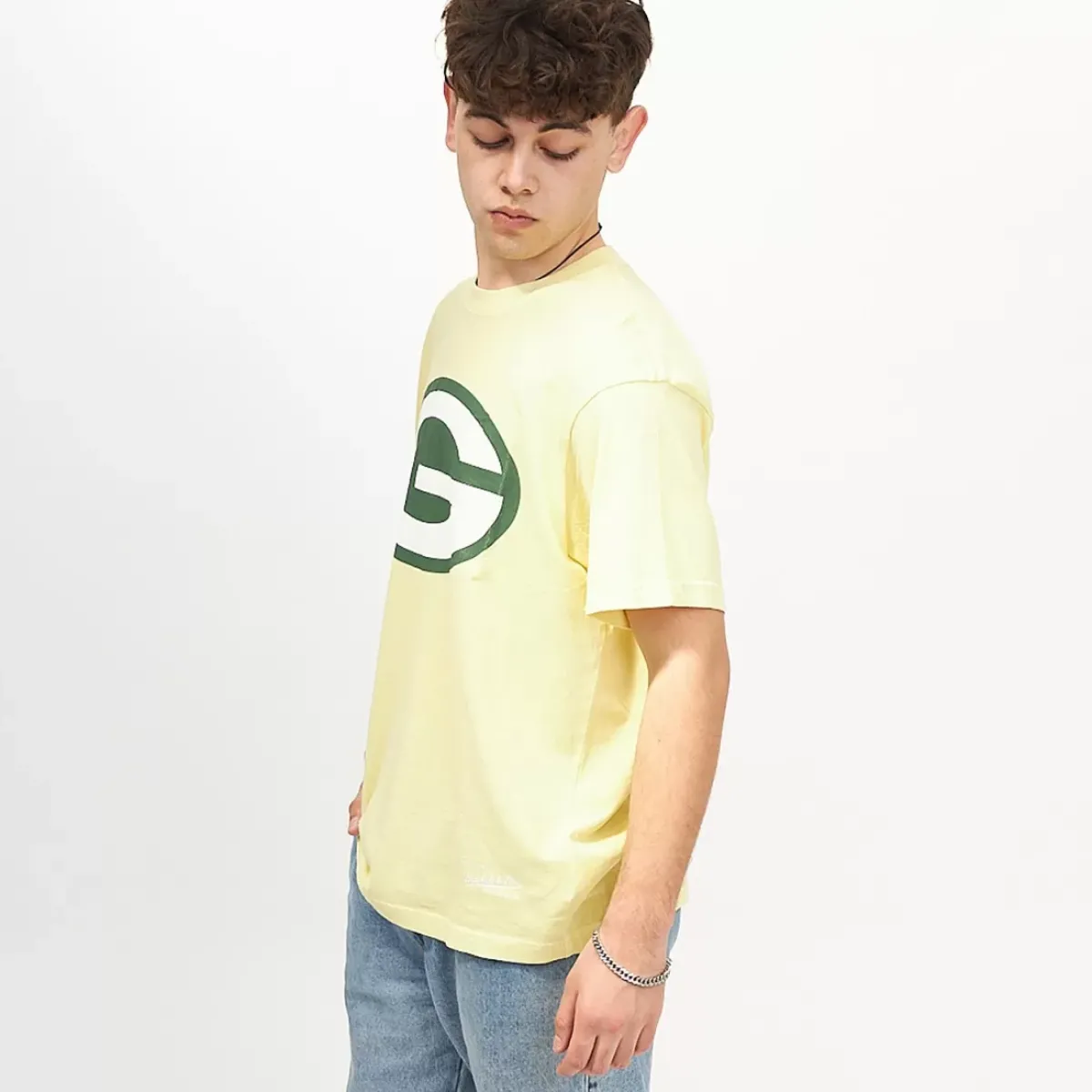 MITCHELL AND NESS Tees & Tanks<Green Bay Packers Vintage Classic Big Logo Tee Unisex